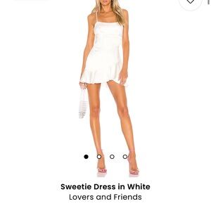 Lovers and Friends white sweetie dress size small